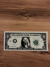 Supreme One Zillion Dollar Sticker FW17