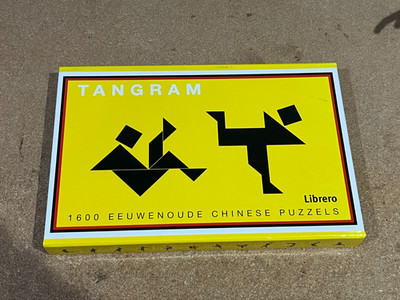 TANGRAM 1600 ALTE CHINESISCHE PUZZLE - KOSTENLOSER UK-VERSAND!!