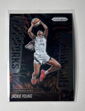 Panini Prizm WNBA Jackie Young Las Vegas Aces #4 2025 Basketball Fireworks