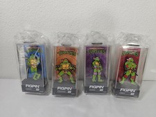 FiGPiN  Set Of 4 Teenage Mutant Ninja Turtles Enamel Pins MINT 566 567 567 569 
