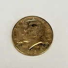 1983 P Gold Toned Kennedy Half Dollar Stamped 1960 - 1980