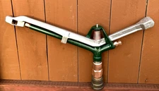 RARE VINTAGE RAIN BIRD #808 TURF BIRD 1.25" FULL CIRCLE BRASS IMPACT SPRINKLER