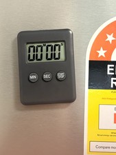Magnetic Kitchen Timer Digital Alarm Count Down Cook Sport Clock Stick Large