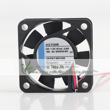412F/2HR DC12V 67mA 0.8W 4010 40X40X10MM 4CM 3-Wire Original Axial Cooling Fan