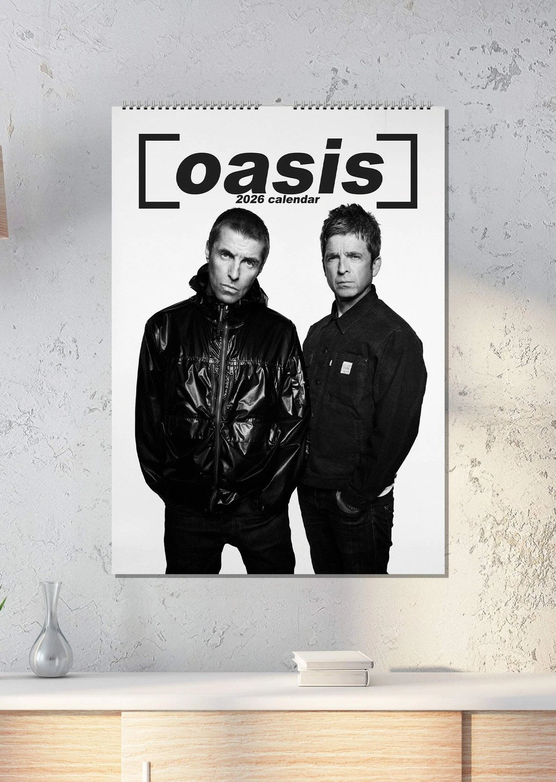 2026 Oasis (Band) - A3 Wall Calendar