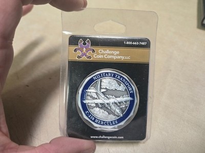 AIR FORCE C-130 HERCULES MILITARY TRANSPORT 1.75'' CHALLENGE COIN