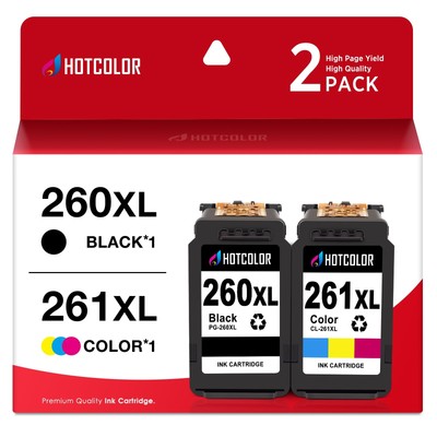 PG-260XL CL-261XL Ink Cartridge for Canon 260 and 261 Ink cartridges for Cano...