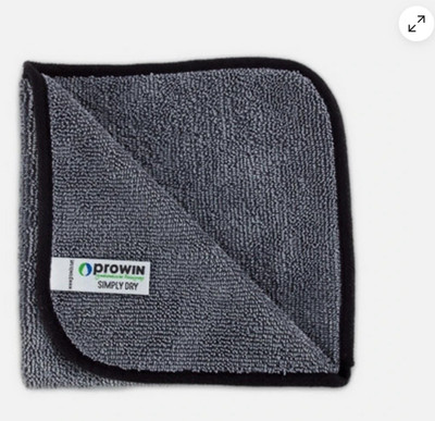 Prowin Simply Dry 40x40 cm Grau, Super Saugfähig für Auto, Bad,