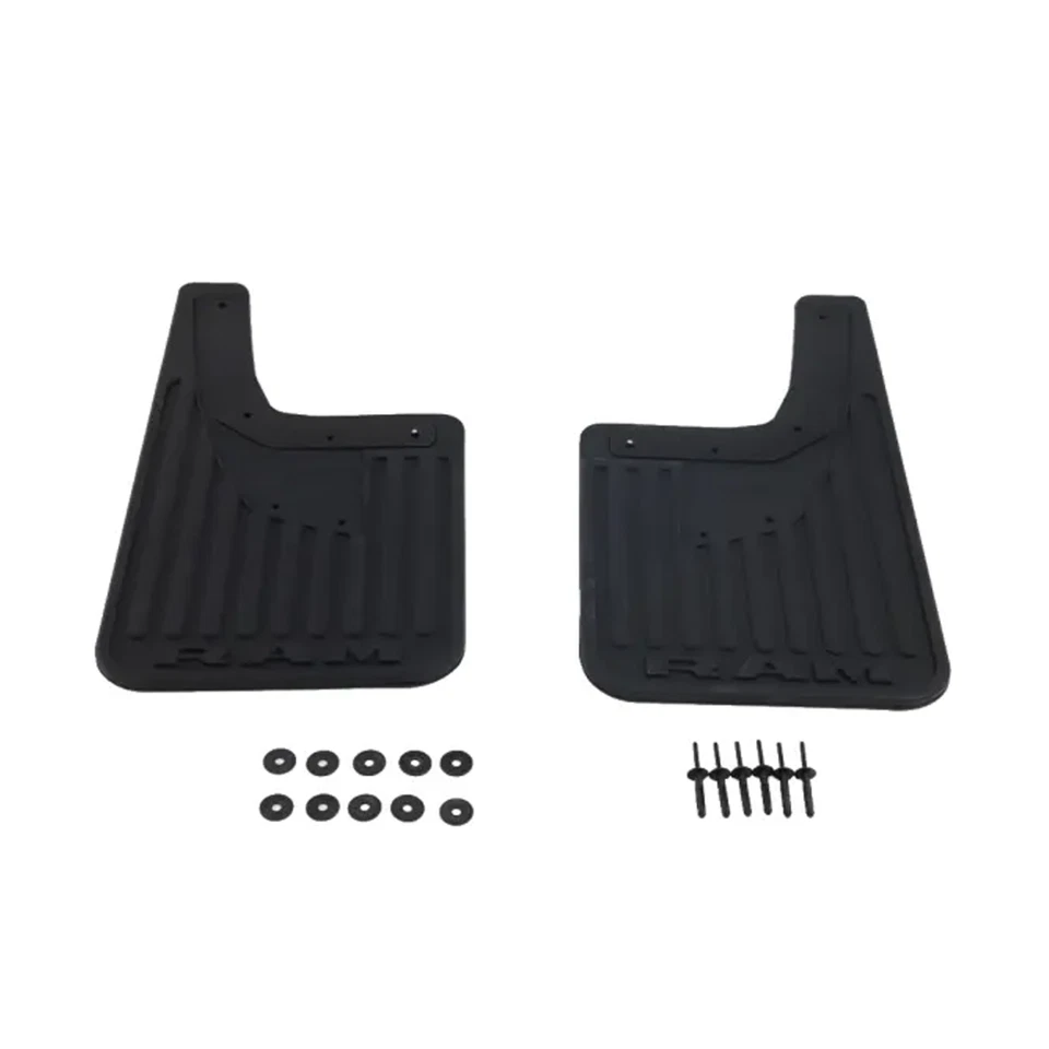 MOPAR 17-25 RAM 2500 3500 WITHOUT FENDER FLARES REAR HEAVY DUTY SPLASH GUARD KIT Foto 3 de 4