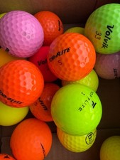 Colored Golf Balls Bright / Matte Colors Choose 12 / 24 / 36 / 48 - 5A/4A