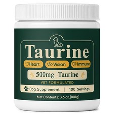 Taurine Powder for Dogs, Taurine Supplement Support Vision, Heart Immune 100g