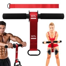 Forearm Strengthener and Wrist Roller,Adjustable Strap Trainer Red