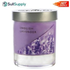 Luxurious English Lavender Candle ? 35hrs of Aromatherapy in Silver Jar