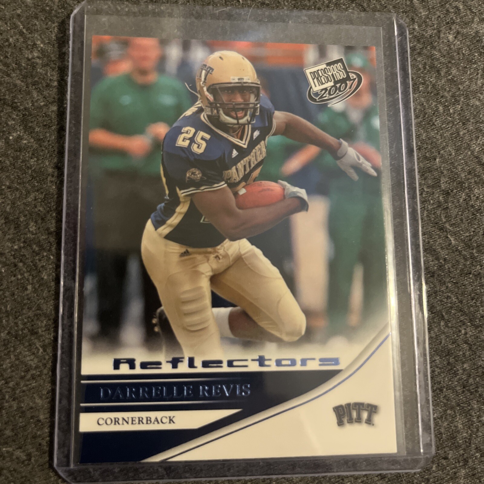Darrelle Revis Press Pass #45 Reflectors Blue