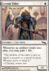 Leonin Elder x4 - Mirrodin - NM-Mint, English - Mirrodin