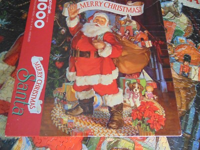 springbok 1000ピース ジグソーパズル クリスマス サンタ Hallmark Springbok 