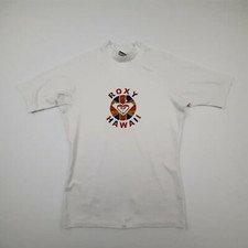Roxy Hawaii Women's Rashguard Top Size 12 White TR23
