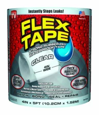 Flex Tape 4" x 5' Tape - Clear
