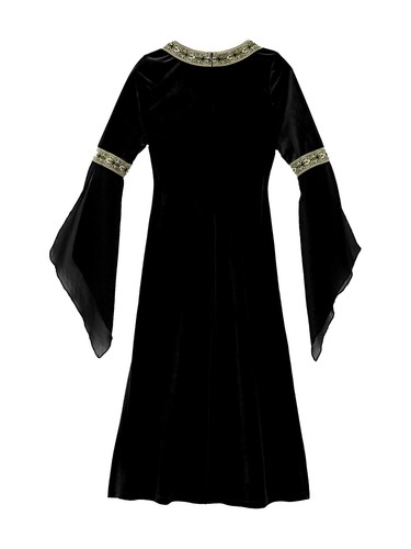 Medieval Princess Costume Girls Renaissance Party Vintage Maxi Dress Ball Gown - Picture 23 of 40