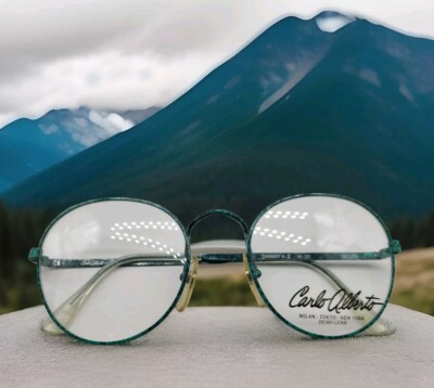 CARLO ALBERTO VINTAGE Eyeglasses Frame  Italy 52-20-140 DANNY N.2 M-35 RET $299.