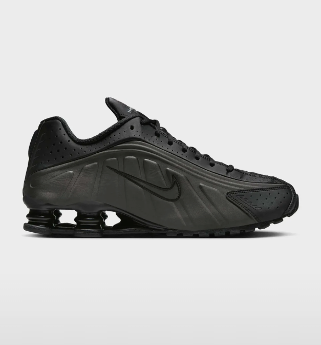 スニーカー Nike Shax R4 M Black Black Bright Crimson Black HQ1988001 HQ Nike Men's Shox R4 M Black Bright Crimson Black HQ1988-001