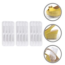  12 Pcs Heel Cushion Inserts Sandals Transparent Stickers Slingback Shoes