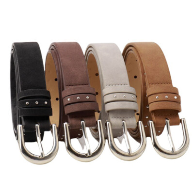 5321 Womens Adjustable Thin Belt Jeans Dress Belts Fashion Women Leather Thin Belt for Dress Jeans Skinny Waist Belt  main image 4