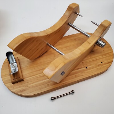 ARCOS Ham Holder REF 693200   Jamonero Bamboo Stand for Serrano/Iberico Ham