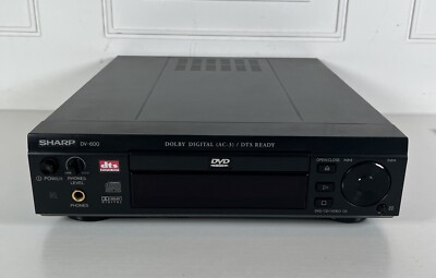Sharp DV-600U DVD Player Dolby Digital AC-3/DTS Ready - No Remote. Tested