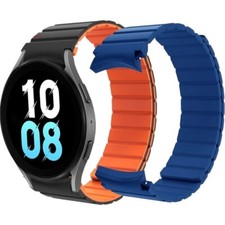Magnetic Silicone Strap for Samsung Galaxy 6 5 4 40 44mm 6/4Classic 43 47mm