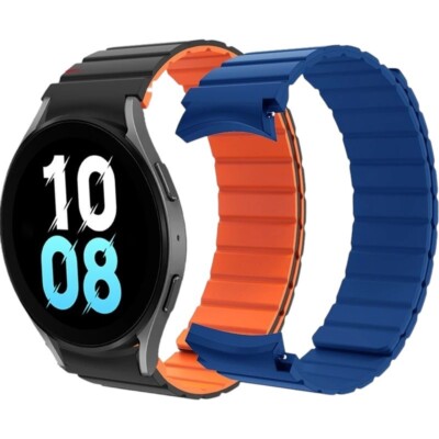 Magnetic Silicone Strap for Samsung Galaxy 6 5 4 40 44mm 6/4Classic 43 47mm