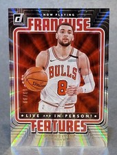 2020-21 Panini Donruss Franchise Features Holo Red Laser #5 Zach LaVine 83/99