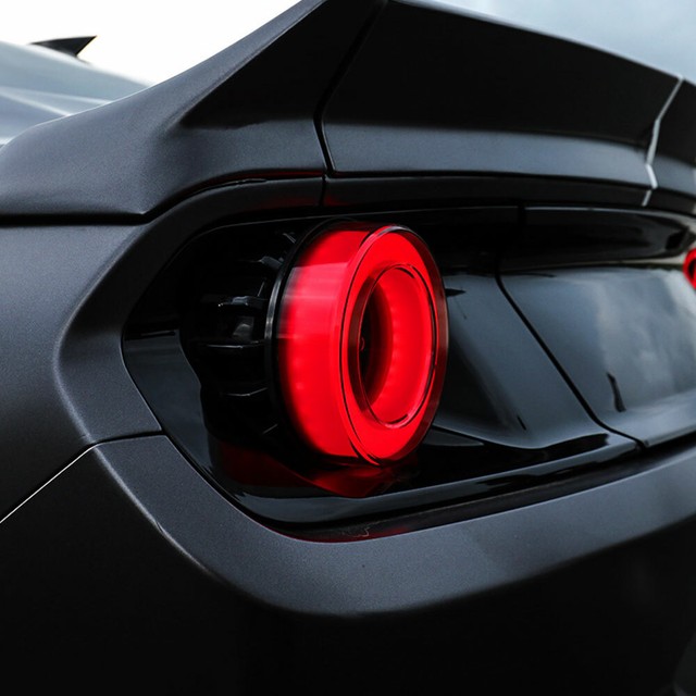 For Ford Mustang GT LED Taillights Assembly Dark / Red LED Rear Lamps