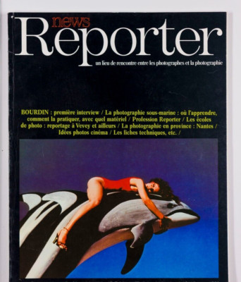 Guy Bourdin interview CATHERINE LEROY ~ Rare FRENCH PHOTO magazine NEWS REPORTER