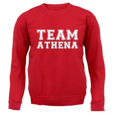 Team Athene - Erwachsenen Hoodie / Pullover - Gladiator TV Spiel Show Name