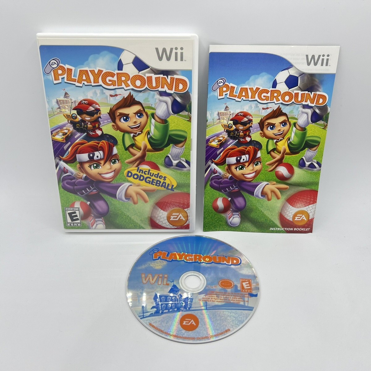 Nintendo Wii Playground CIB Complete Tested & Working Authentic EA