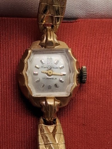 Henri Gireaux Uhr 17 Juwelen Goldton Prospekt Japan - Bild 10 von 15