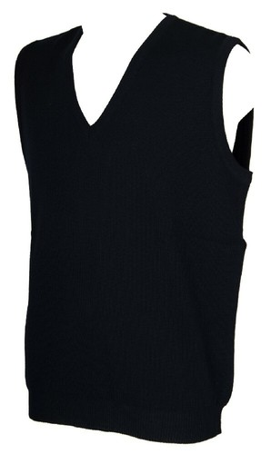 SG men's V-neck sleeveless vest BERNARDINI item 37/011 MADE IN ITALY - Picture 1 of 5