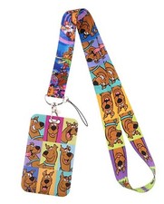 Scooby Doo Classic Funny Faces Themed Lanyard w/ ID Holder Keychain