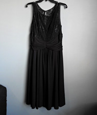 Jessica Howard Black Evening Dress, Size 12