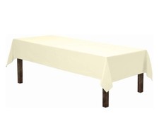 Palette by Gee Di Moda Seamless Rectangular Tablecloth  Ivory  60" x 126"