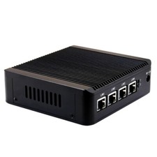 Quad Core J1900 Fanless mini firewall appliance pc 4 LAN ROUTER Support pFsense