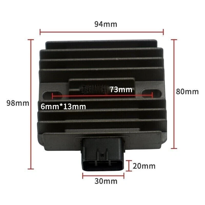 Regulador rectificador para Kawasaki Vulcan 900 VN900B Classic (2006-2011) Foto 4 de 4