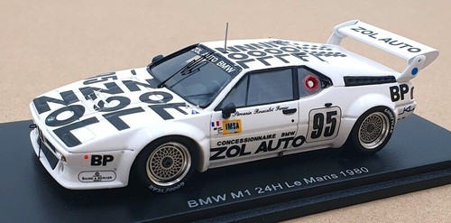Miniature Spark 1/43 - BMW M1 N°95 24H Le Mans 1980 - Servanin/Ferrier - Prévendu