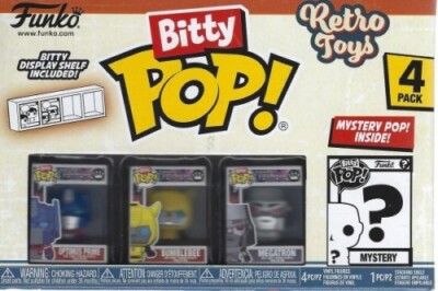 Funko Bitty Pop - Retro Toys - Transformers - 4 Figuren - Neu / OVP
