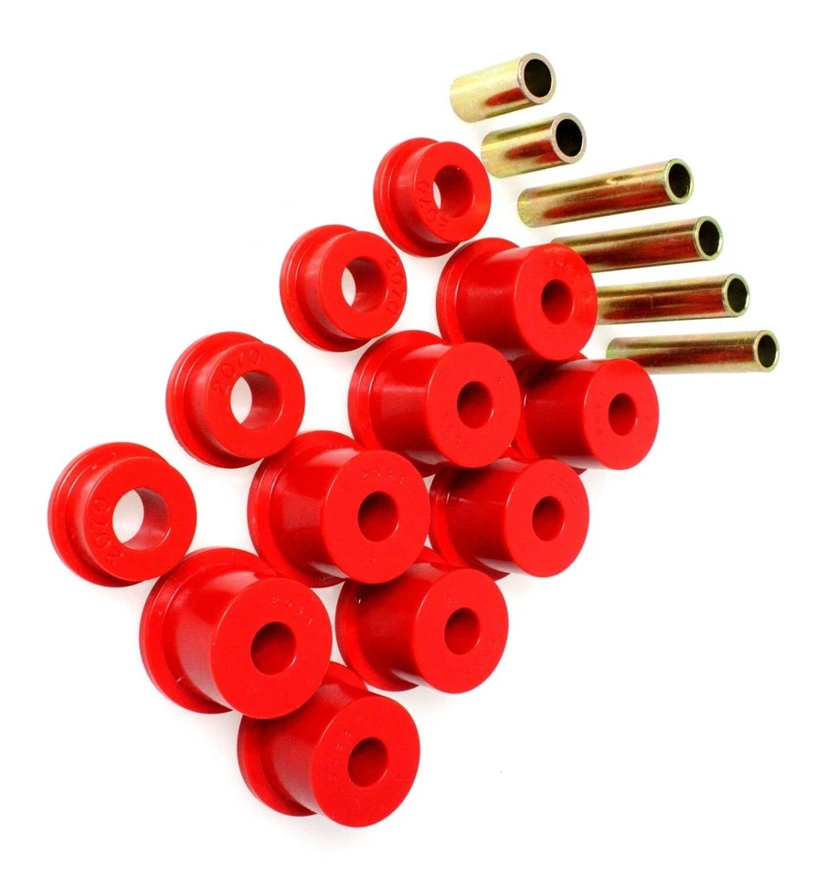 Juego de bujes de resorte de hoja Energy Suspension 4.2121R para F-250 F-250 HD F-350 Foto 2 de 4