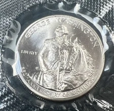 1982 United States Silver George Washington 50 Cent UNC Blue Mint Set 90% Silver