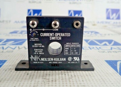 NEILSEN-KULJIAN D150-1A-NL CURRENT OPERATED SWITCH 30VDC .15A MAX