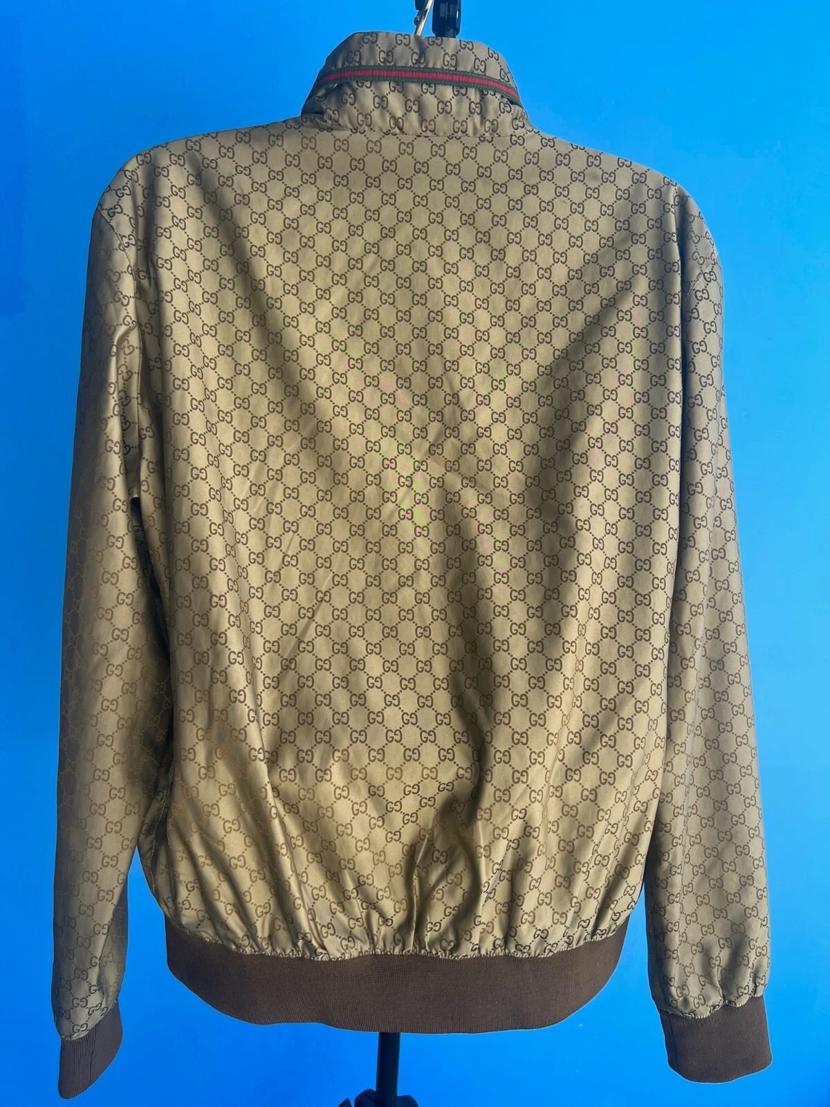 Giacca a vento Gucci edizione limitata da collezione Guccissima GG 56 US L