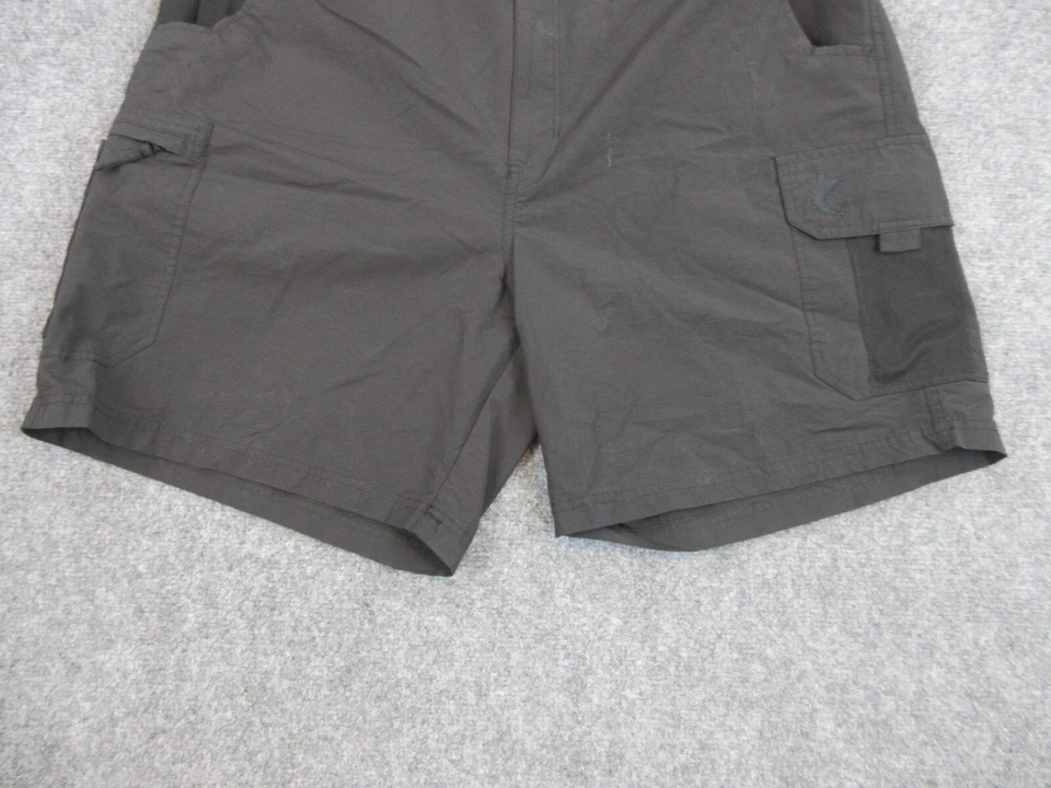 Pantalones Cortos Reel Legends Para Hombre Extra Grandes Negros Carga Exterior Ligeros Peces 38x21 Foto 3 de 4